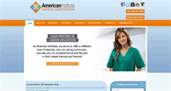 Desktop Screenshot of americaninstitute.com