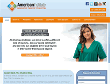 Tablet Screenshot of americaninstitute.com